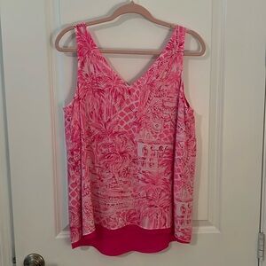 Lily Pulitzer reversible top Palm Beach edition